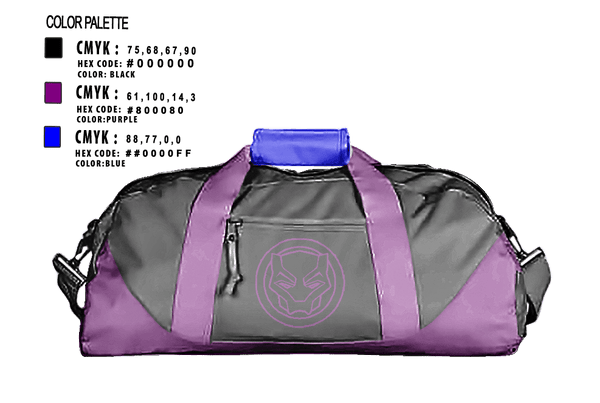 Duffle Bag, BLACK PANTHERS, Men's Basketball, Teamtime, Team time, sublimation, custom sports apparel, team uniforms, spirit wear, spiritwear, sports uniforms, custom shirts, team store, custom team store, fundraiser sports, apparel fundraiser