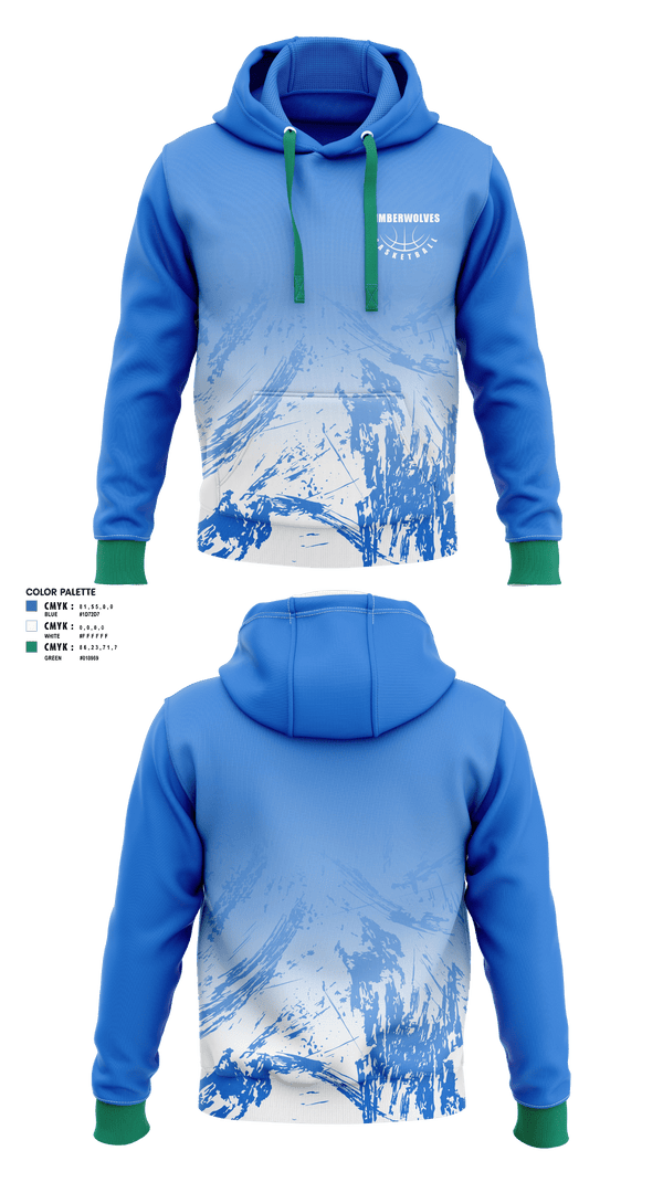 Hoodie, Timberwolves, Men's Basketball, Teamtime, Team time, sublimation, custom sports apparel, team uniforms, spirit wear, spiritwear, sports uniforms, custom shirts, team store, custom team store, fundraiser sports, apparel fundraiser