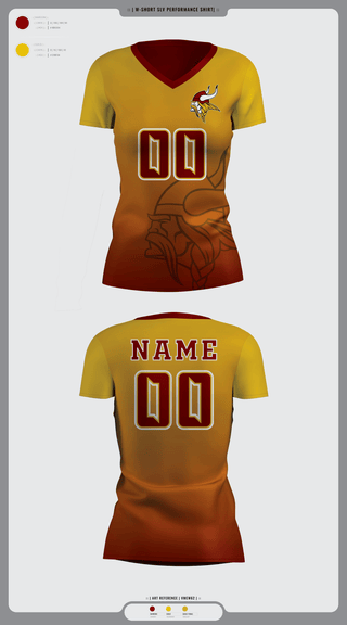 Women's Short Sleeve Vneck Shirt, Mission Valley Senior High School Volleyball, Women's Volleyball, Teamtime, Team time, sublimation, custom sports apparel, team uniforms, spirit wear, spiritwear, sports uniforms, custom shirts, team store, custom team store, fundraiser sports, apparel fundraiser