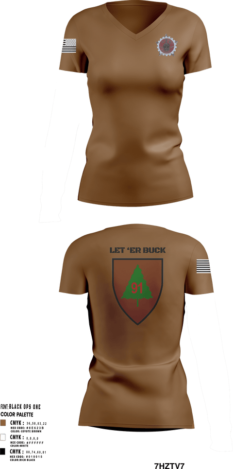 Women's Short Sleeve Vneck Shirt, 4-361st OC/T, Army, Teamtime, Team time, sublimation, custom sports apparel, team uniforms, spirit wear, spiritwear, sports uniforms, custom shirts, team store, custom team store, fundraiser sports, apparel fundraiser