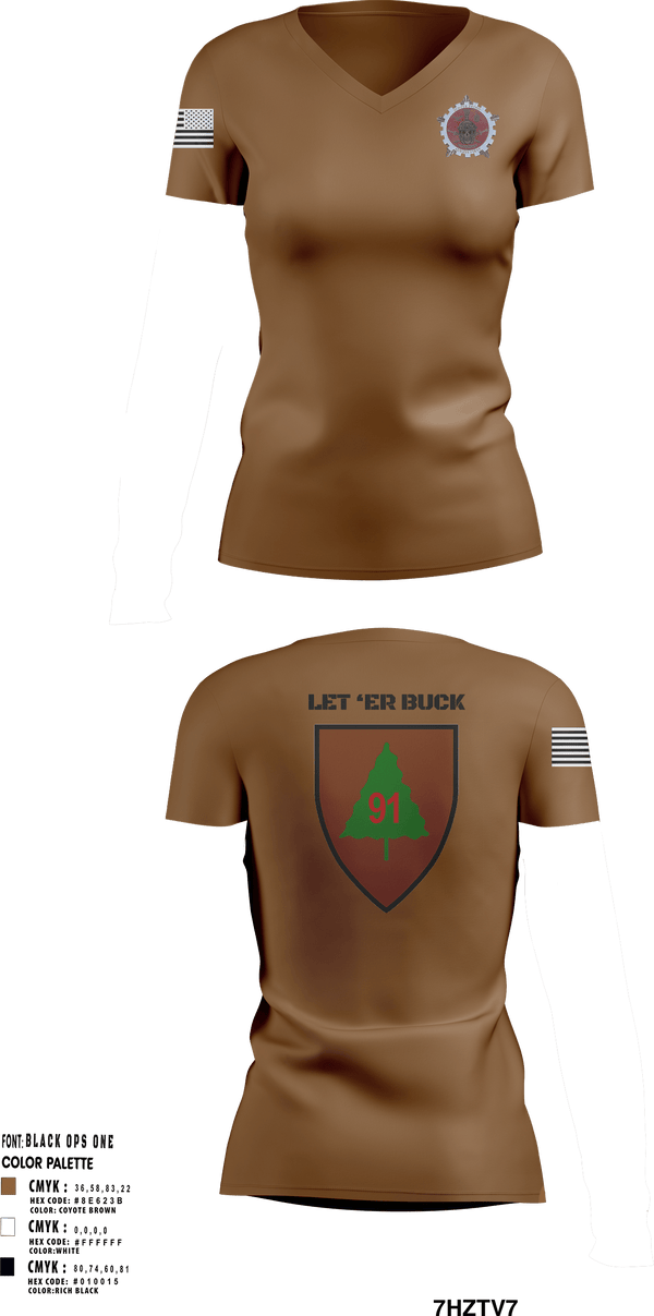 Women's Short Sleeve Vneck Shirt, 4-361st OC/T, Army, Teamtime, Team time, sublimation, custom sports apparel, team uniforms, spirit wear, spiritwear, sports uniforms, custom shirts, team store, custom team store, fundraiser sports, apparel fundraiser