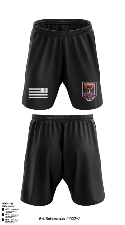 Delta Co, 2-13th AVN REGT_CADRE 68072137 Athletic Shorts With Pockets - 9