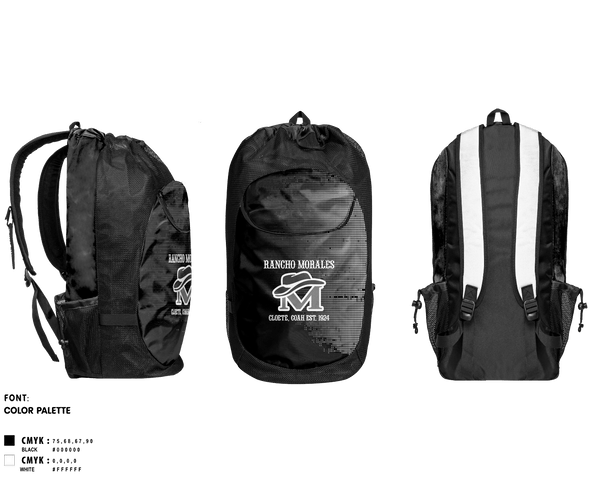 Gear Bag, Rancho Morales, , Teamtime, Team time, sublimation, custom sports apparel, team uniforms, spirit wear, spiritwear, sports uniforms, custom shirts, team store, custom team store, fundraiser sports, apparel fundraiser