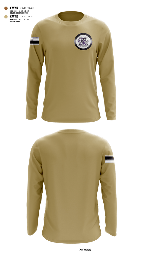 Long Sleeve Performance Shirt, Kappa lambda chi, Army, Teamtime, Team time, sublimation, custom sports apparel, team uniforms, spirit wear, spiritwear, sports uniforms, custom shirts, team store, custom team store, fundraiser sports, apparel fundraiser