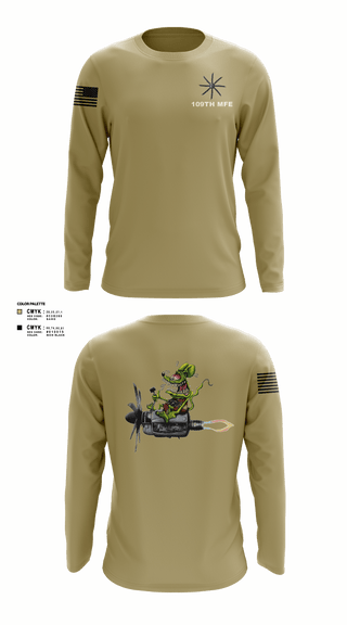 Long Sleeve Performance Shirt, 109th MFE, , Teamtime, Team time, sublimation, custom sports apparel, team uniforms, spirit wear, spiritwear, sports uniforms, custom shirts, team store, custom team store, fundraiser sports, apparel fundraiser