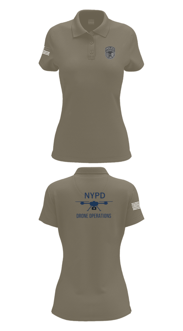 Women's Short Sleeve Performance Polo, NYPD TARU, Police, Teamtime, Team time, sublimation, custom sports apparel, team uniforms, spirit wear, spiritwear, sports uniforms, custom shirts, team store, custom team store, fundraiser sports, apparel fundraiser