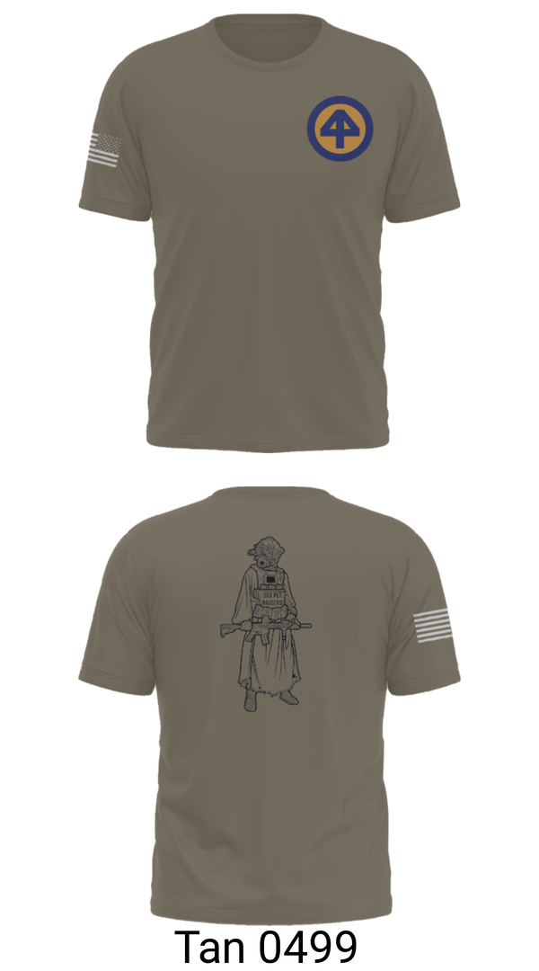 Short Sleeve Performance Shirt, A Co 1/1-114thA Co 1-114th INF, Army, Teamtime, Team time, sublimation, custom sports apparel, team uniforms, spirit wear, spiritwear, sports uniforms, custom shirts, team store, custom team store, fundraiser sports, apparel fundraiser