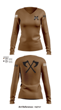 Mortars 32639888 Women's Long Sleeve V-neck Shirt - 5