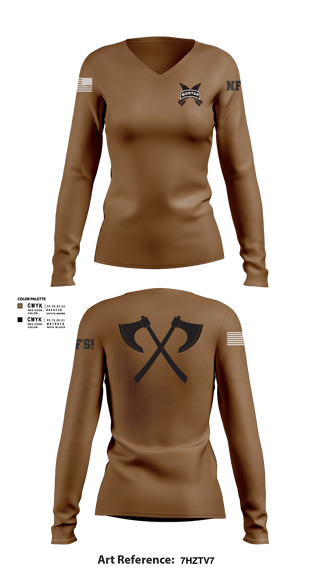 Women's Long Sleeve Vneck Shirt, Mortars, Army, Teamtime, Team time, sublimation, custom sports apparel, team uniforms, spirit wear, spiritwear, sports uniforms, custom shirts, team store, custom team store, fundraiser sports, apparel fundraiser