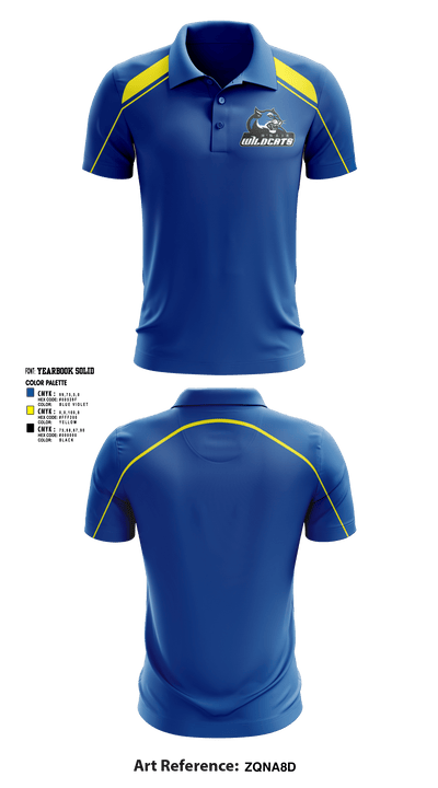 Wildcats 9999514 Short Sleeve Performance Polo - 1