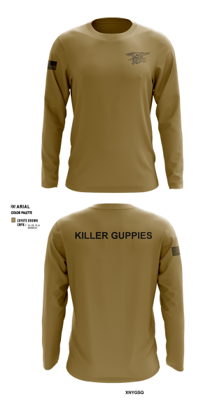 Long Sleeve Performance Shirt, HuggersKiller Guppies, Wrestling, Teamtime, Team time, sublimation, custom sports apparel, team uniforms, spirit wear, spiritwear, sports uniforms, custom shirts, team store, custom team store, fundraiser sports, apparel fundraiser