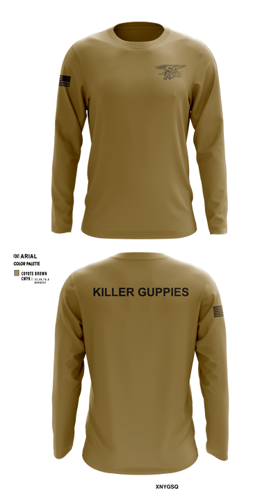 HuggersKiller Guppies 1453423 Long Sleeve Performance Shirt - 6