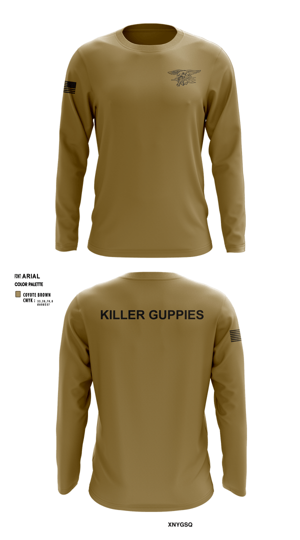 Long Sleeve Performance Shirt, HuggersKiller Guppies, Wrestling, Teamtime, Team time, sublimation, custom sports apparel, team uniforms, spirit wear, spiritwear, sports uniforms, custom shirts, team store, custom team store, fundraiser sports, apparel fundraiser