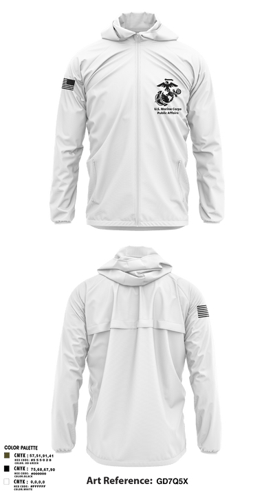 MCRDPI COMMSTRAT 84265949 Windbreaker - 6