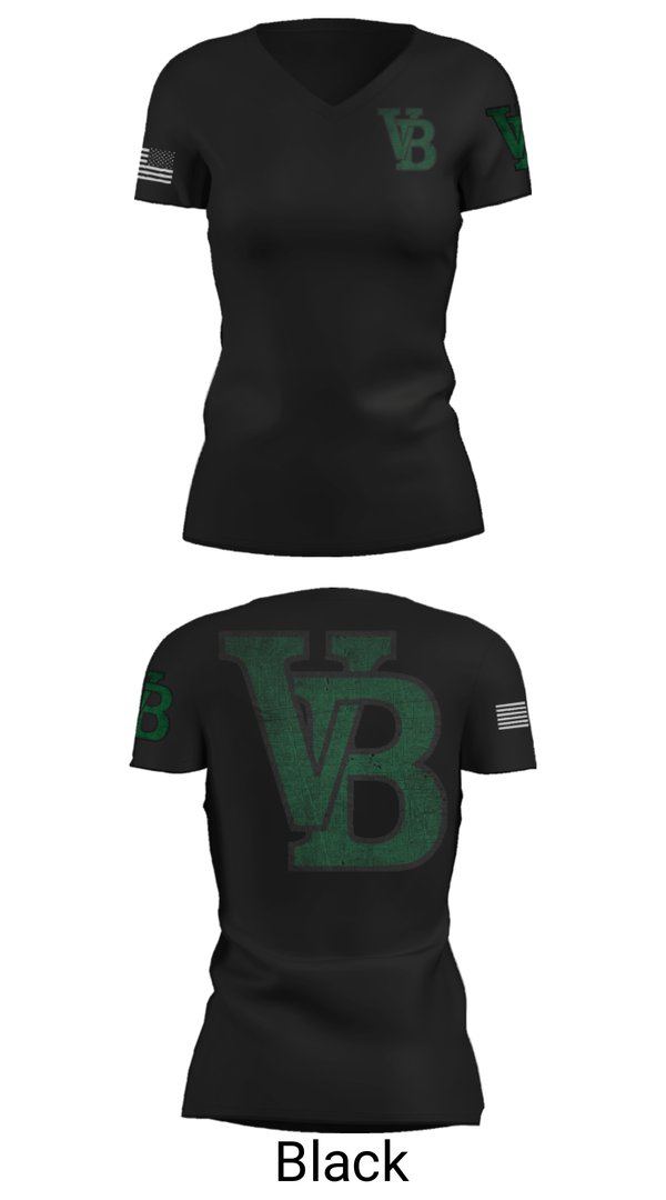 Women's Short Sleeve Vneck Shirt, Van Buren Pointers, Football, Teamtime, Team time, sublimation, custom sports apparel, team uniforms, spirit wear, spiritwear, sports uniforms, custom shirts, team store, custom team store, fundraiser sports, apparel fundraiser