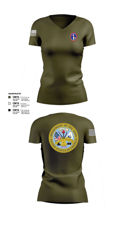 MDW 95441166 Women's Short Sleeve V-neck Shirt - 101