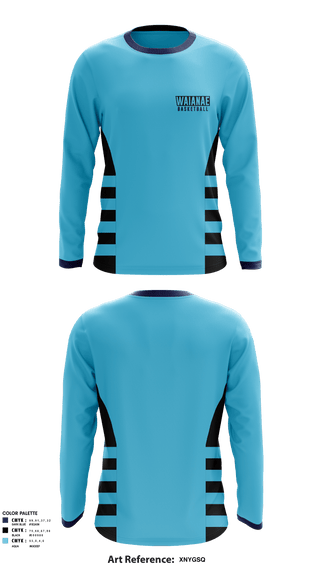 Long Sleeve Performance Shirt, Waianae, Men's Basketball, Teamtime, Team time, sublimation, custom sports apparel, team uniforms, spirit wear, spiritwear, sports uniforms, custom shirts, team store, custom team store, fundraiser sports, apparel fundraiser