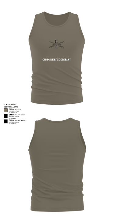 C Co 1-124 Rifle Company 57736053 Tank Top - 75