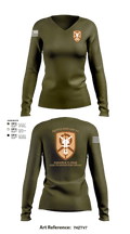 1st Platoon, 423 TC 69151656 Women's Long Sleeve V-neck Shirt - 2