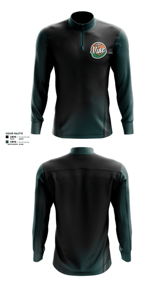 Quarter Zip Jacket, Vine, Men's Basketball, Teamtime, Team time, sublimation, custom sports apparel, team uniforms, spirit wear, spiritwear, sports uniforms, custom shirts, team store, custom team store, fundraiser sports, apparel fundraiser