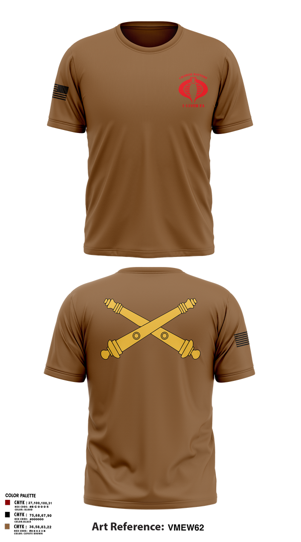 Old School Cotton Feel Shirt, Charlie Battery, 1-119th FA, , Teamtime, Team time, sublimation, custom sports apparel, team uniforms, spirit wear, spiritwear, sports uniforms, custom shirts, team store, custom team store, fundraiser sports, apparel fundraiser