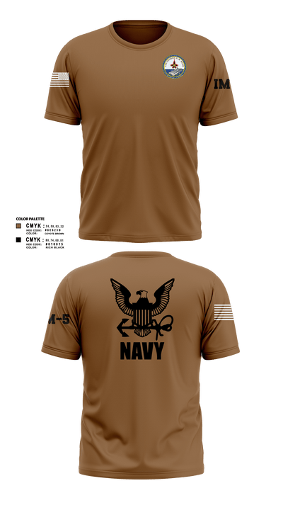 Cvn 77 IM-5 93310864 Short Sleeve Performance Shirt - 101