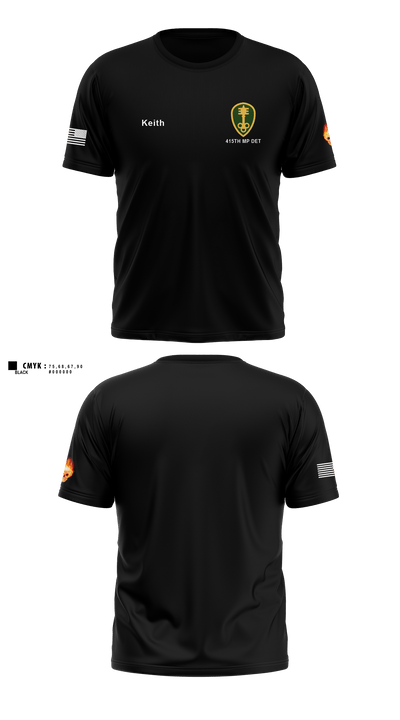 415th MP DET 50307649 Old School Cotton Feel Shirt - 2