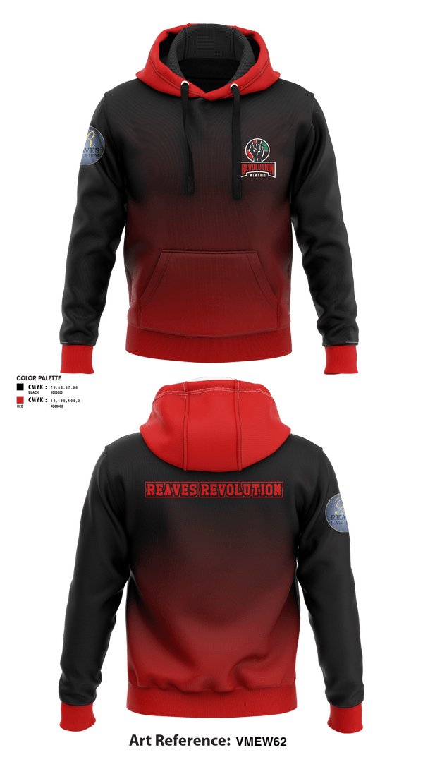 Hoodie, Reaves Revolution, Men's Basketball, Teamtime, Team time, sublimation, custom sports apparel, team uniforms, spirit wear, spiritwear, sports uniforms, custom shirts, team store, custom team store, fundraiser sports, apparel fundraiser