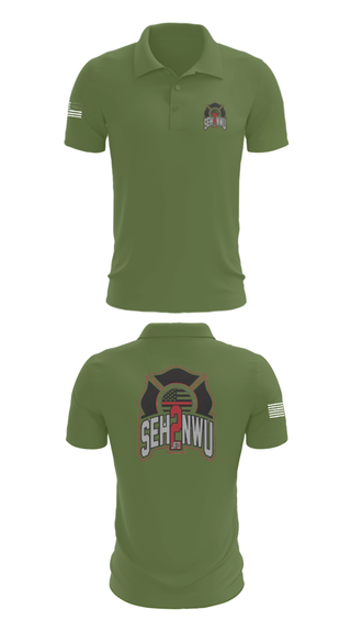 Short Sleeve Performance Polo, SEHNWU, Fire Department, Teamtime, Team time, sublimation, custom sports apparel, team uniforms, spirit wear, spiritwear, sports uniforms, custom shirts, team store, custom team store, fundraiser sports, apparel fundraiser