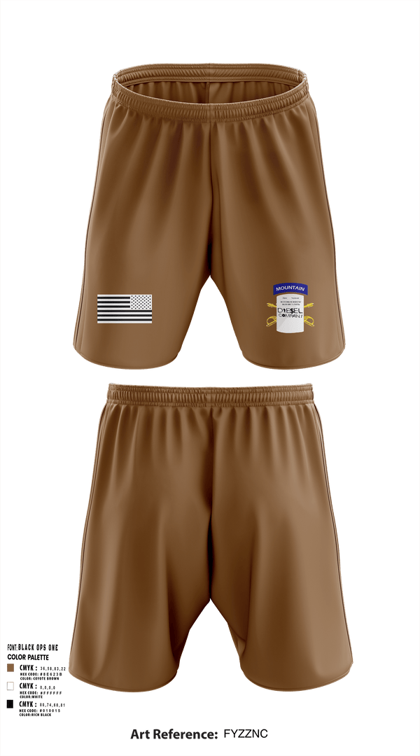 Athletic Shorts With Pockets, Delta Company, National Guard, Teamtime, Team time, sublimation, custom sports apparel, team uniforms, spirit wear, spiritwear, sports uniforms, custom shirts, team store, custom team store, fundraiser sports, apparel fundraiser