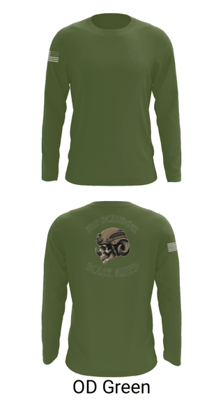 Long Sleeve Performance Shirt, Delta company 114, Army, Teamtime, Team time, sublimation, custom sports apparel, team uniforms, spirit wear, spiritwear, sports uniforms, custom shirts, team store, custom team store, fundraiser sports, apparel fundraiser