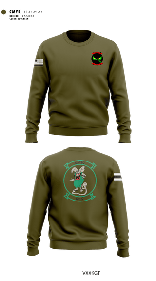 Crew Neck Sweatshirt, MACS-2, Marines, Teamtime, Team time, sublimation, custom sports apparel, team uniforms, spirit wear, spiritwear, sports uniforms, custom shirts, team store, custom team store, fundraiser sports, apparel fundraiser