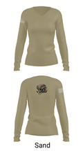 Delta company 114 32884167 Women's Long Sleeve V-neck Shirt - 97