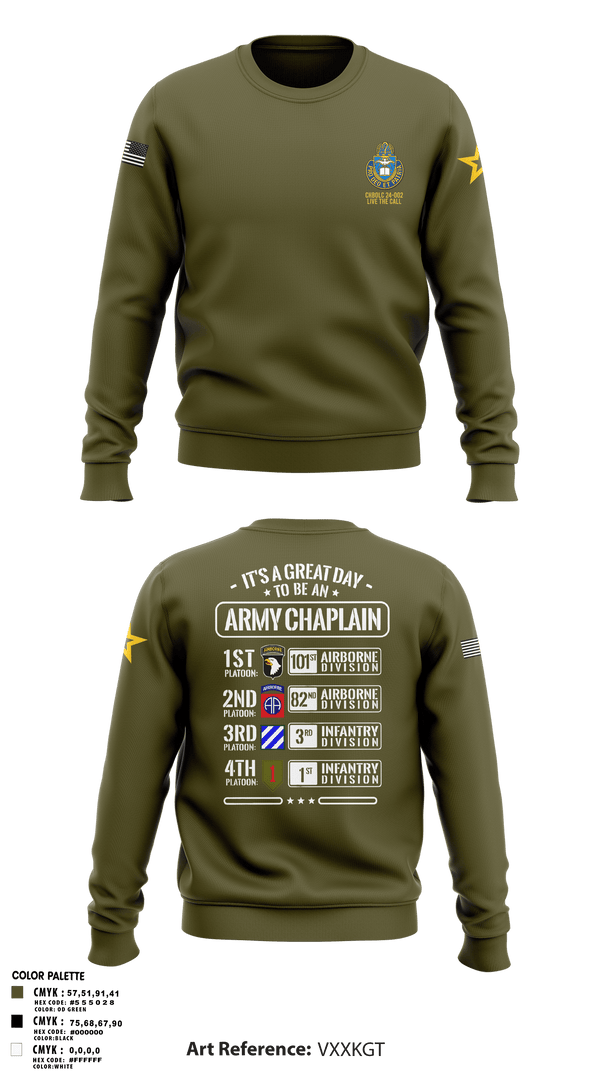 Crew Neck Sweatshirt, CHBOLC 24-002, Army, Teamtime, Team time, sublimation, custom sports apparel, team uniforms, spirit wear, spiritwear, sports uniforms, custom shirts, team store, custom team store, fundraiser sports, apparel fundraiser