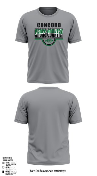Short Sleeve Performance Shirt, CONCORD HIGH SCHOOL Cross Country, Cross Country, Teamtime, Team time, sublimation, custom sports apparel, team uniforms, spirit wear, spiritwear, sports uniforms, custom shirts, team store, custom team store, fundraiser sports, apparel fundraiser