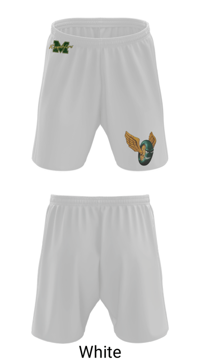 McBain High School Volleyball 93247142 Athletic Shorts With Pockets - 1