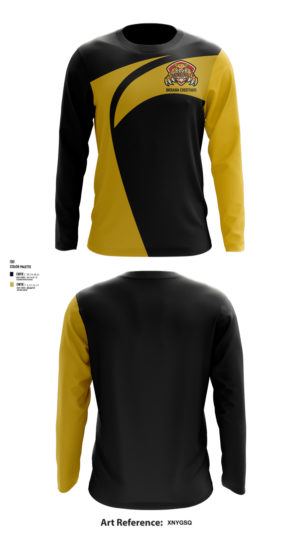 Long Sleeve Performance Shirt, Indiana Cheetahs, Men's Basketball, Teamtime, Team time, sublimation, custom sports apparel, team uniforms, spirit wear, spiritwear, sports uniforms, custom shirts, team store, custom team store, fundraiser sports, apparel fundraiser