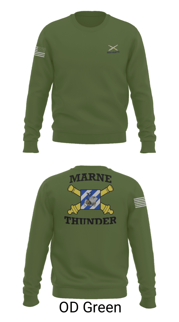 Crew Neck Sweatshirt, 3ID divarty, Army, Teamtime, Team time, sublimation, custom sports apparel, team uniforms, spirit wear, spiritwear, sports uniforms, custom shirts, team store, custom team store, fundraiser sports, apparel fundraiser