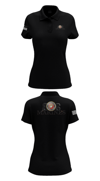Women's Short Sleeve Performance Polo, 806 Marines, Marines, Teamtime, Team time, sublimation, custom sports apparel, team uniforms, spirit wear, spiritwear, sports uniforms, custom shirts, team store, custom team store, fundraiser sports, apparel fundraiser