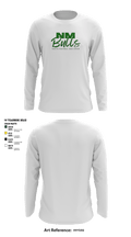 New Milford Bulls Football And Cheerleading 19489077 Long Sleeve Performance Shirt - 18