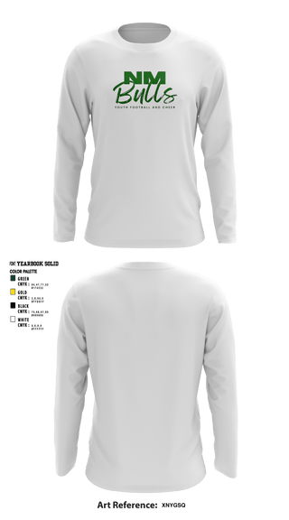 Long Sleeve Performance Shirt, New Milford Bulls Football And Cheerleading, Football, Teamtime, Team time, sublimation, custom sports apparel, team uniforms, spirit wear, spiritwear, sports uniforms, custom shirts, team store, custom team store, fundraiser sports, apparel fundraiser