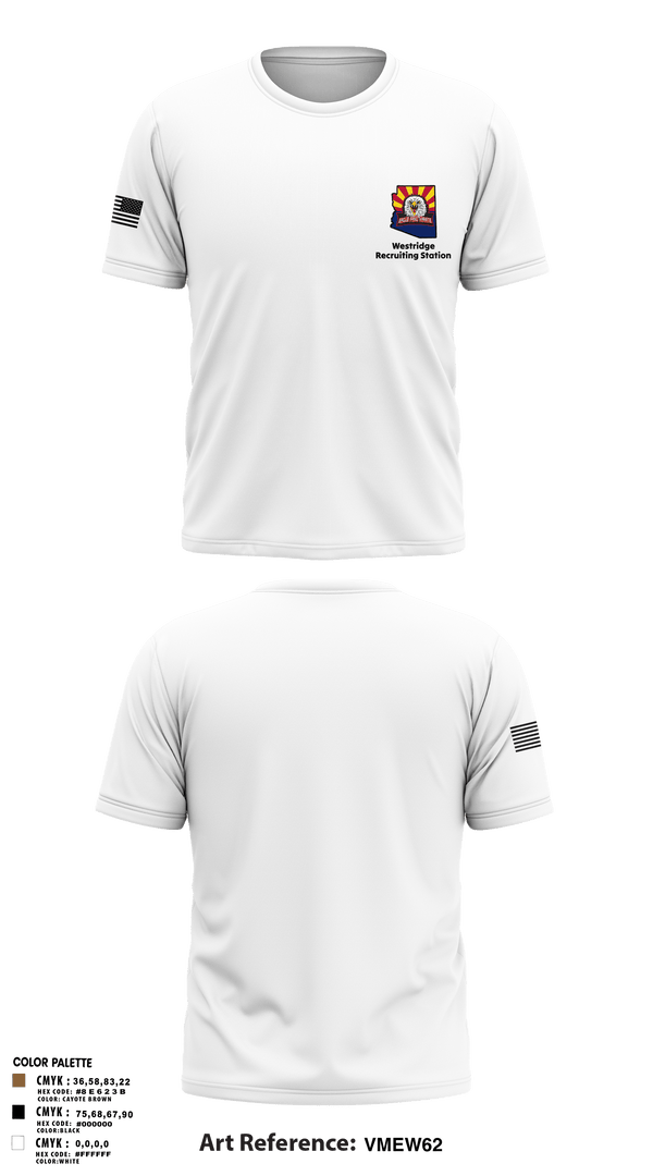 Short Sleeve Performance Shirt, Westridge Recruiting Station, Army, Teamtime, Team time, sublimation, custom sports apparel, team uniforms, spirit wear, spiritwear, sports uniforms, custom shirts, team store, custom team store, fundraiser sports, apparel fundraiser