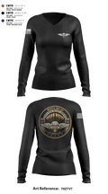 824th QM CO (CADC-A) 69842964 Women's Long Sleeve V-neck Shirt - 2