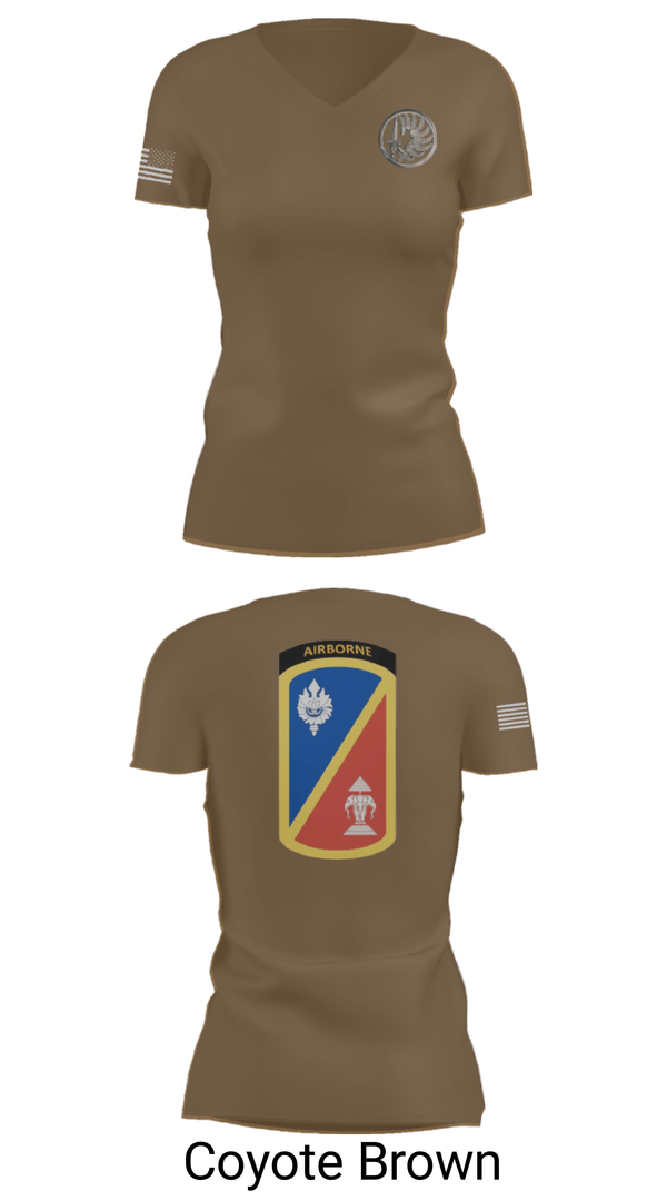Women's Short Sleeve Vneck Shirt, 1st Det. Royal Lao Airborne, Army, Teamtime, Team time, sublimation, custom sports apparel, team uniforms, spirit wear, spiritwear, sports uniforms, custom shirts, team store, custom team store, fundraiser sports, apparel fundraiser