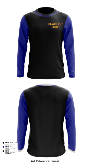 Long Sleeve Performance Shirt, Crash out elite, Men's Basketball, Teamtime, Team time, sublimation, custom sports apparel, team uniforms, spirit wear, spiritwear, sports uniforms, custom shirts, team store, custom team store, fundraiser sports, apparel fundraiser