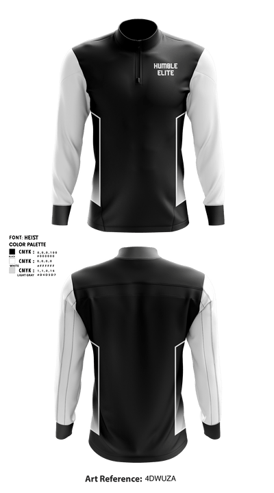 Humble Elite 17321300 Quarter Zip Jacket - 1