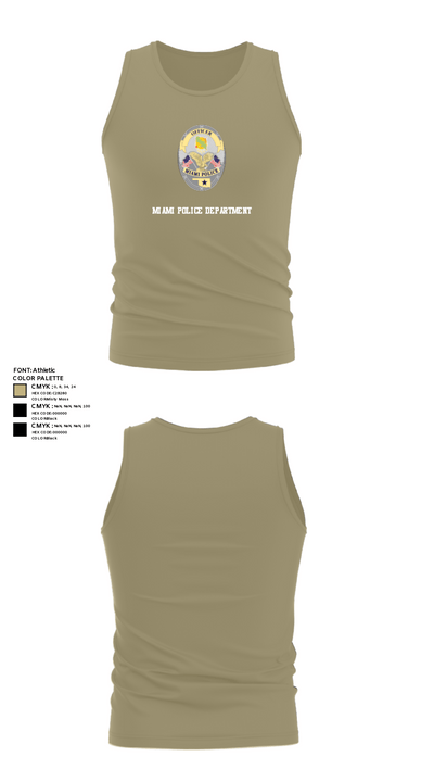 Miami Police Department 88232990 Tank Top - 94