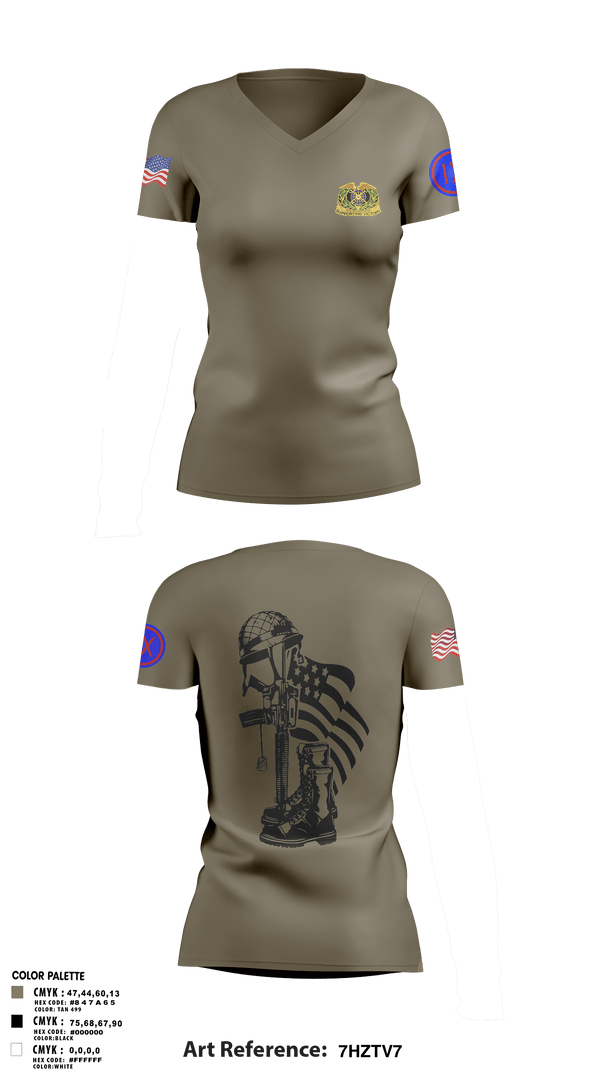 Women's Short Sleeve Vneck Shirt, 962D QUARTERMASTER COMPANY (MORTUARY AFFAIRS), Army, Teamtime, Team time, sublimation, custom sports apparel, team uniforms, spirit wear, spiritwear, sports uniforms, custom shirts, team store, custom team store, fundraiser sports, apparel fundraiser
