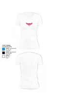 C hawks 35241683 Women's Short Sleeve V-neck Shirt - 18