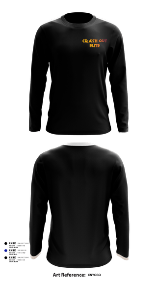 Long Sleeve Performance Shirt, Crash out elite, Men's Basketball, Teamtime, Team time, sublimation, custom sports apparel, team uniforms, spirit wear, spiritwear, sports uniforms, custom shirts, team store, custom team store, fundraiser sports, apparel fundraiser